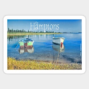 Moored Boats Sticker